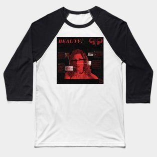 Graphic Design (Anatomy of Beauty) red and natural version Baseball T-Shirt